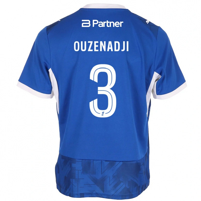 Danxen Men Anis Ouzenadji #3 Mediumblue White Home Jersey 2026/27 T-Shirt