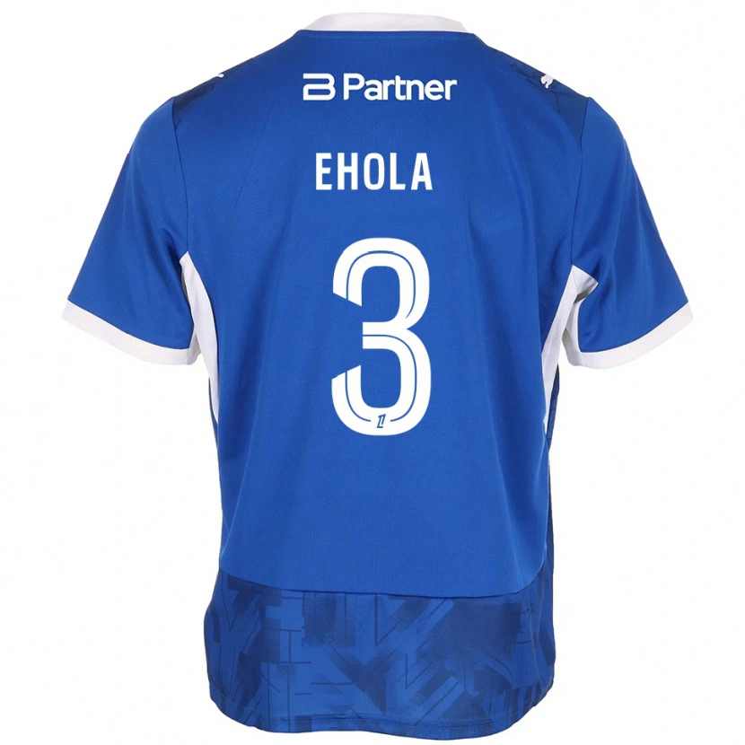 Danxen Men Ange Ehola #3 Mediumblue White Home Jersey 2026/27 T-Shirt