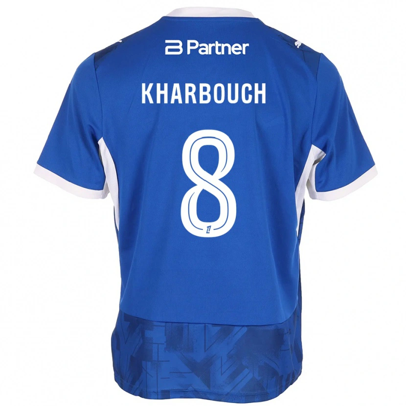 Danxen Men Yanis Kharbouch #8 Mediumblue White Home Jersey 2026/27 T-Shirt