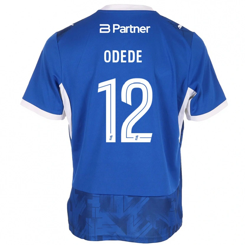 Danxen Men Elijah Odede #12 Mediumblue White Home Jersey 2026/27 T-Shirt