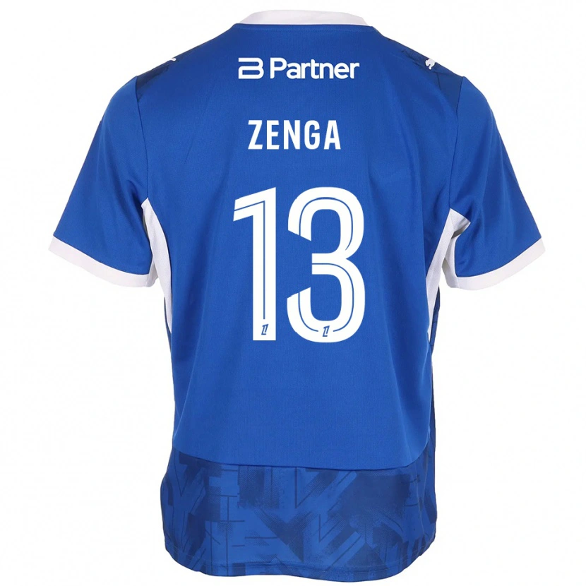 Danxen Men Preston Zenga #13 Mediumblue White Home Jersey 2026/27 T-Shirt