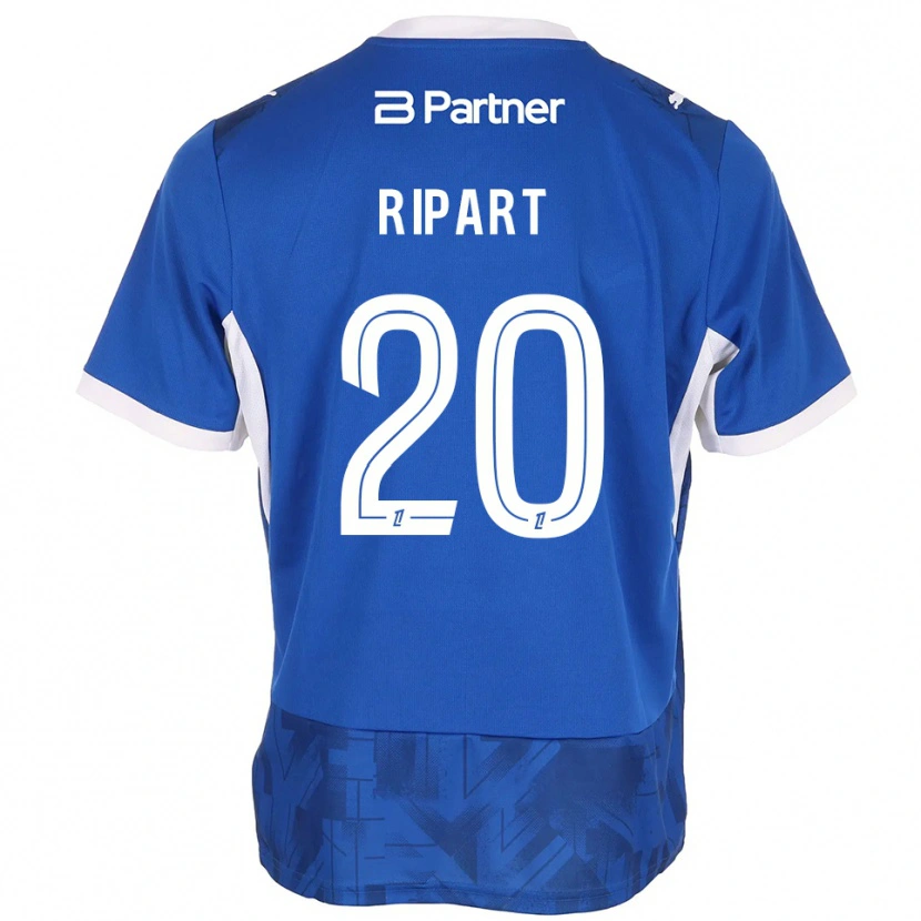Danxen Men Renaud Ripart #20 Mediumblue White Home Jersey 2026/27 T-Shirt