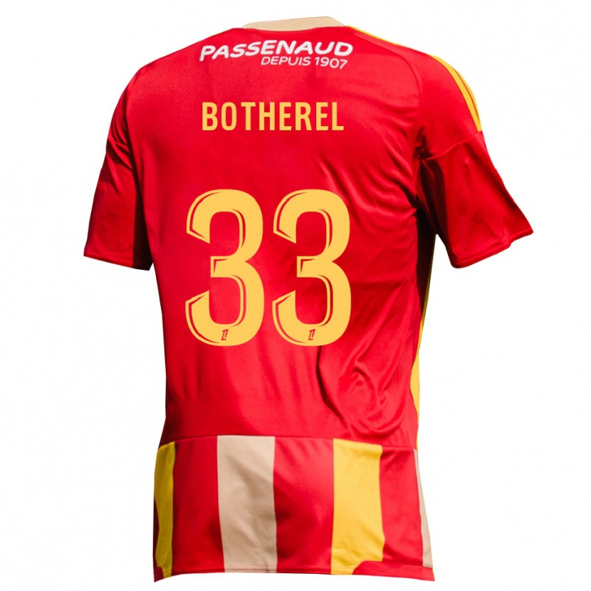 Danxen Men Lucas Botherel #33 Red Yellow Green Home Jersey 2026/27 T-Shirt