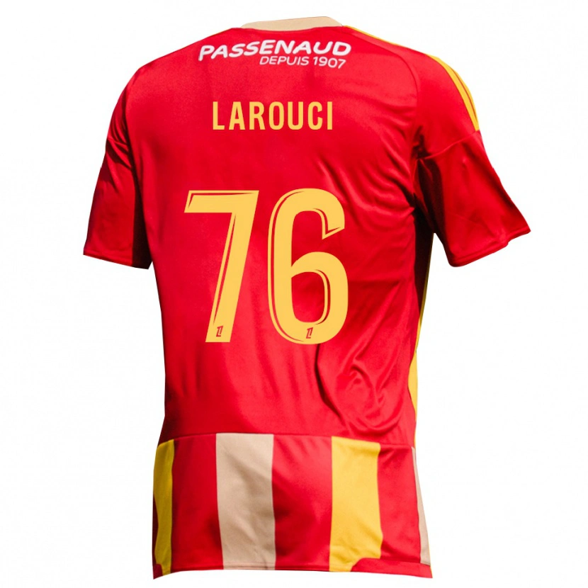 Danxen Men Yasser Larouci #76 Red Yellow Green Home Jersey 2026/27 T-Shirt