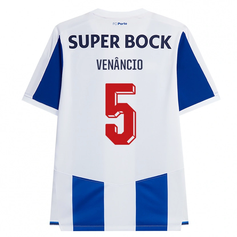 Danxen Men Eduardo Venâncio #5 Blue White Red Home Jersey 2026/27 T-Shirt