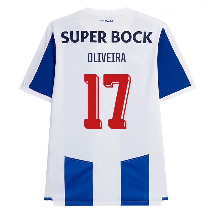 Danxen Men Rodrigo Oliveira #17 Blue White Red Home Jersey 2026/27 T-Shirt