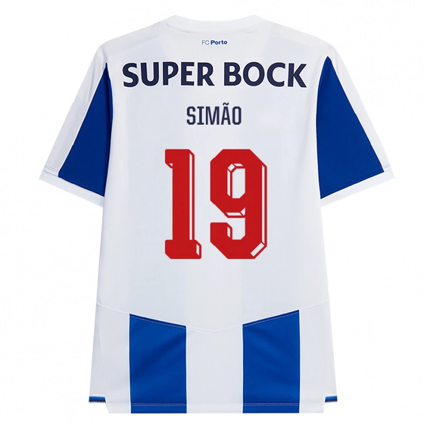 Danxen Men Martim Simão #19 Blue White Red Home Jersey 2026/27 T-Shirt