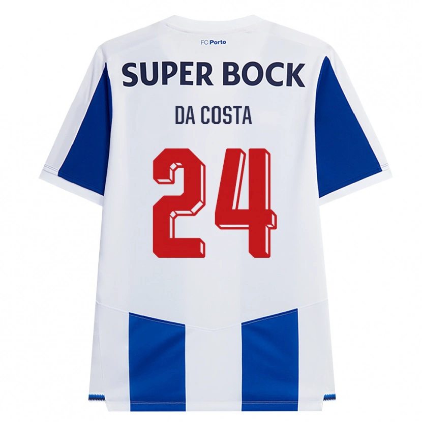 Danxen Men Seif Da Costa #24 Blue White Red Home Jersey 2026/27 T-Shirt