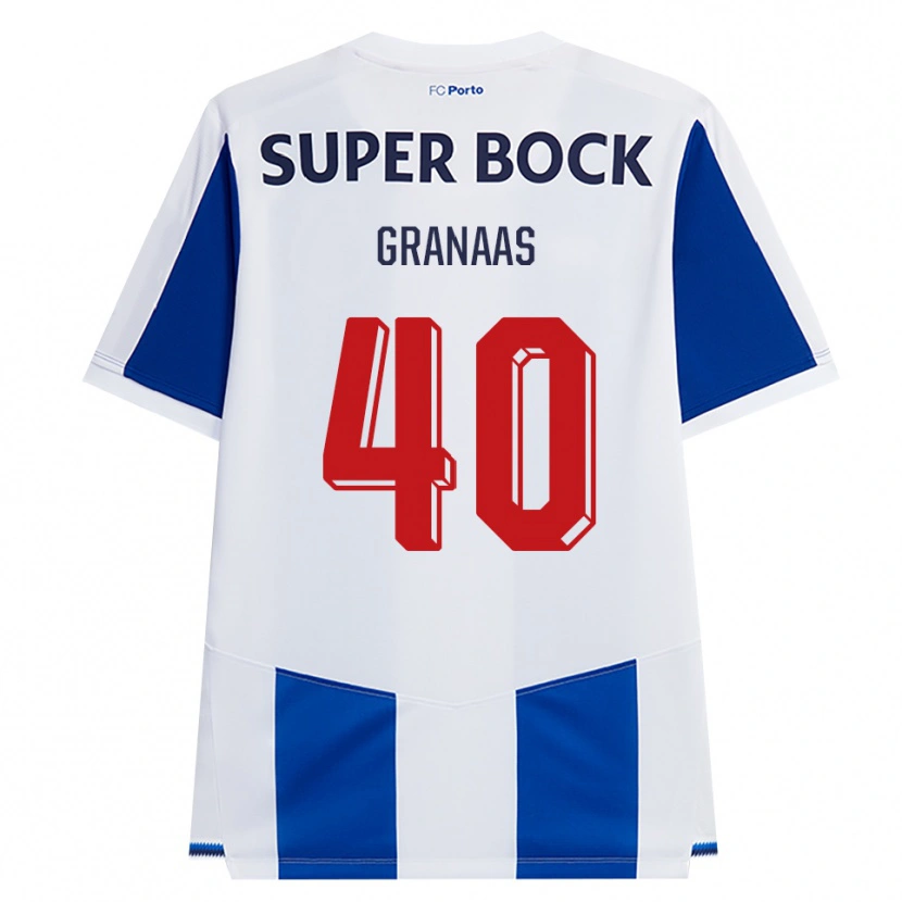 Danxen Men Eirik Granaas #40 Blue White Red Home Jersey 2026/27 T-Shirt