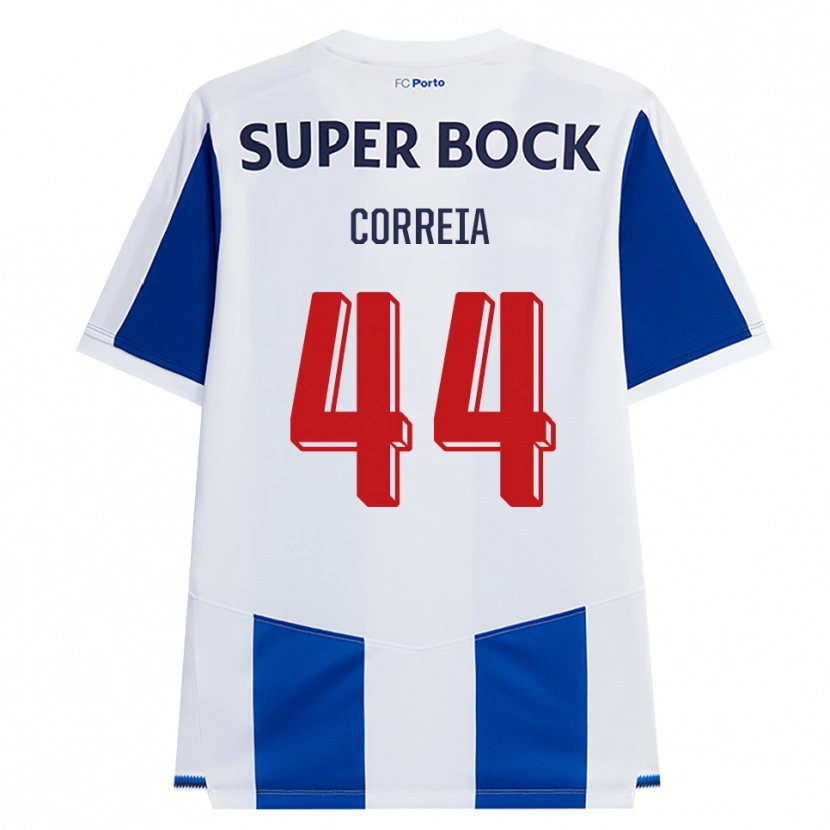 Danxen Men Romain Correia #44 Blue White Red Home Jersey 2026/27 T-Shirt