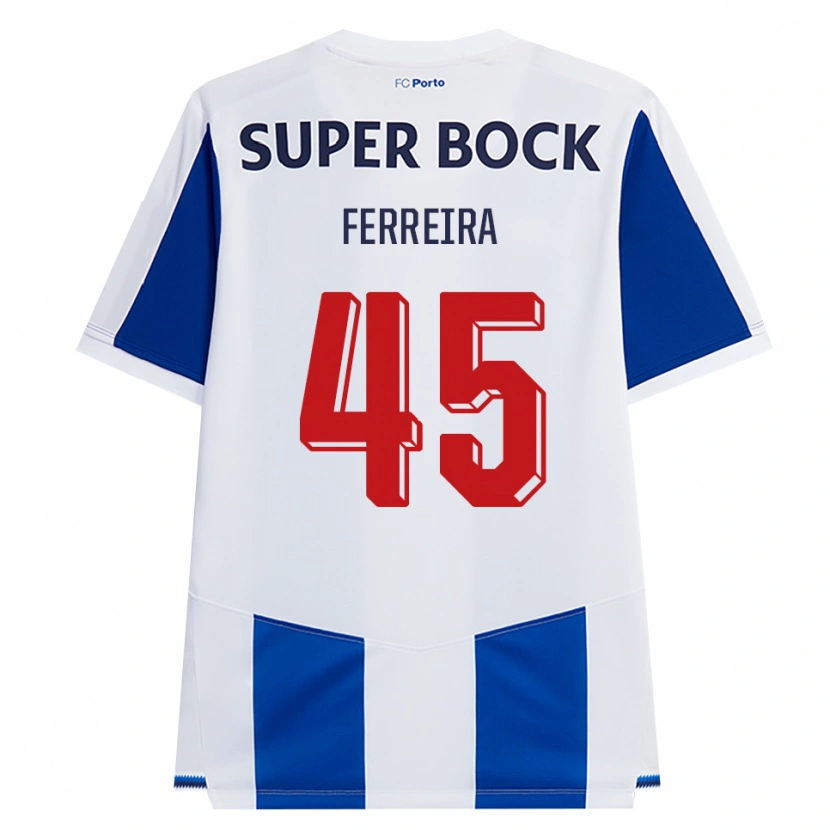 Danxen Men Tiago Ferreira #45 Blue White Red Home Jersey 2026/27 T-Shirt