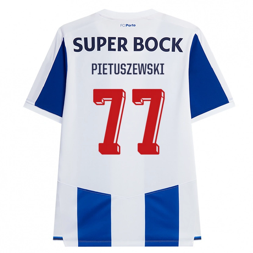 Danxen Men Oskar Pietuszewski #77 Blue White Red Home Jersey 2026/27 T-Shirt