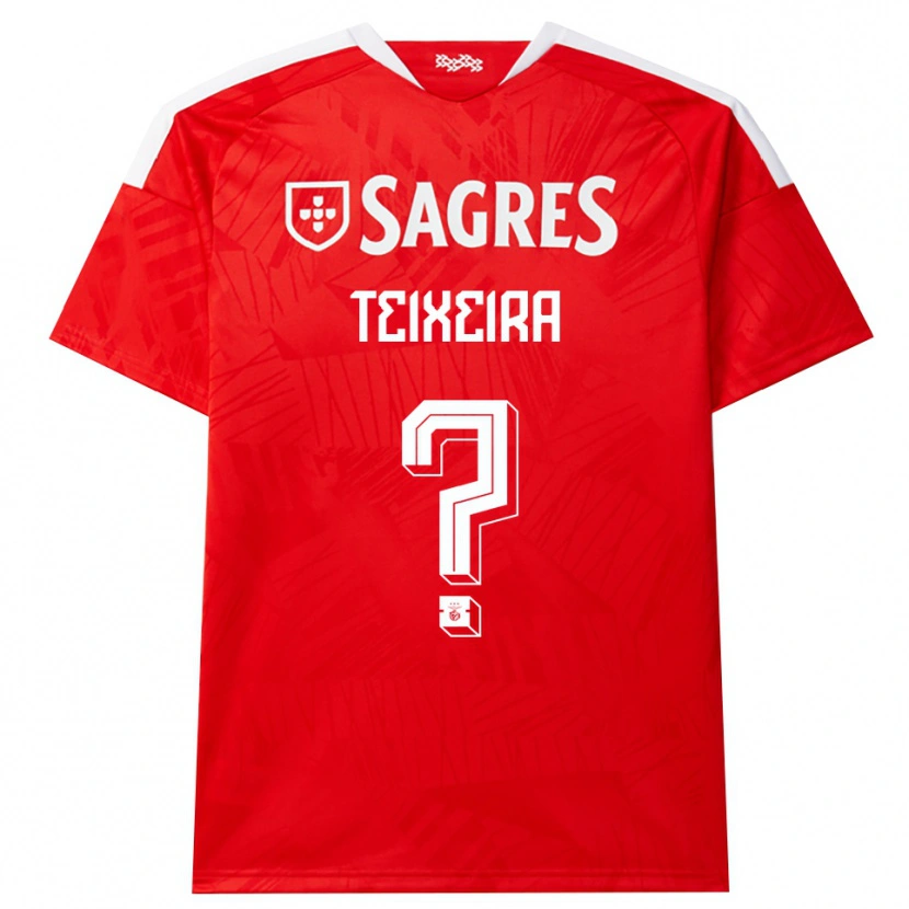 Danxen Men Ricardo Teixeira #0 Red White Yellow Home Jersey 2026/27 T-Shirt