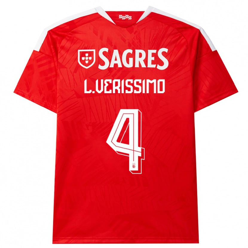 Danxen Men Lucas Verissimo #4 Red White Yellow Home Jersey 2026/27 T-Shirt