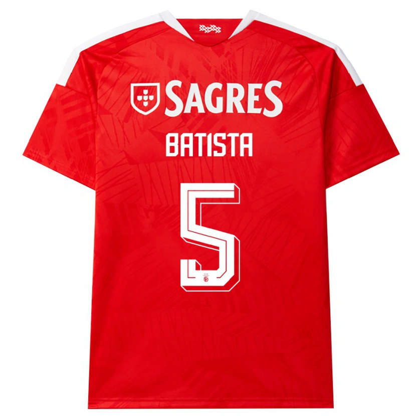 Danxen Men Ricardo Batista #5 Red White Yellow Home Jersey 2026/27 T-Shirt