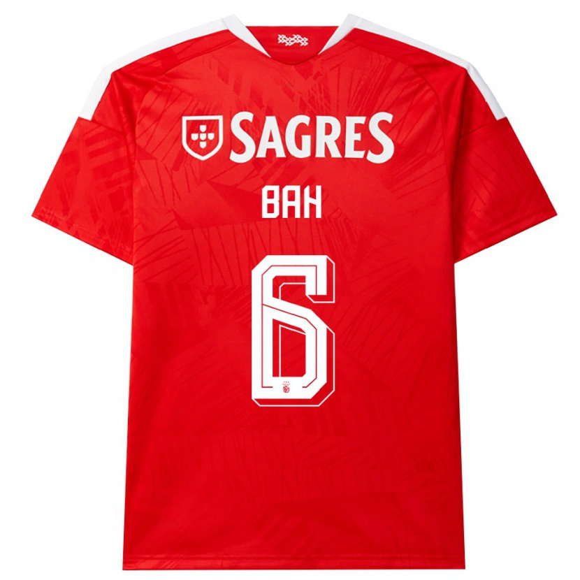 Danxen Men Alexander Bah #6 Red White Yellow Home Jersey 2026/27 T-Shirt