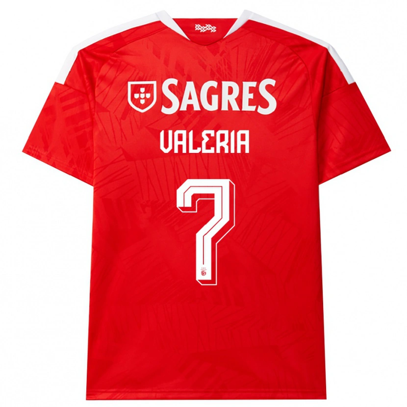 Danxen Men Valeria #7 Red White Yellow Home Jersey 2026/27 T-Shirt