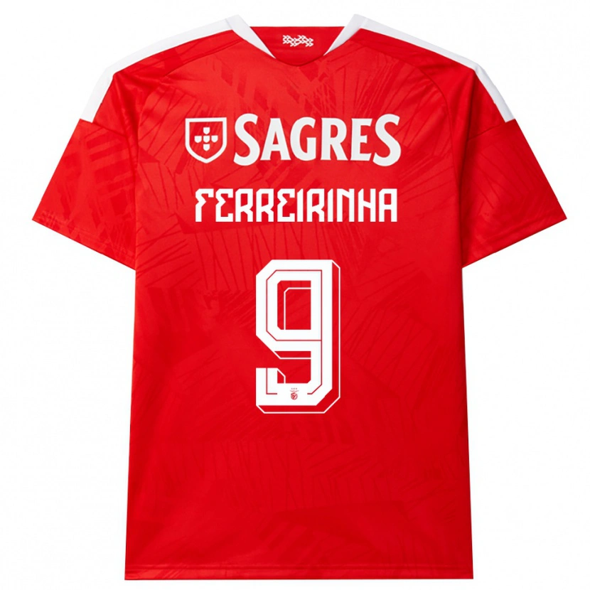 Danxen Men Afonso Ferreirinha #9 Red White Yellow Home Jersey 2026/27 T-Shirt