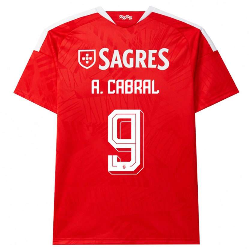 Danxen Men Arthur Cabral #9 Red White Yellow Home Jersey 2026/27 T-Shirt