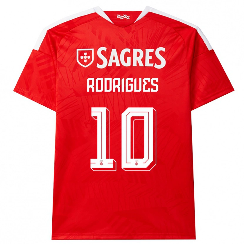 Danxen Men Tiago Rodrigues #10 Red White Yellow Home Jersey 2026/27 T-Shirt