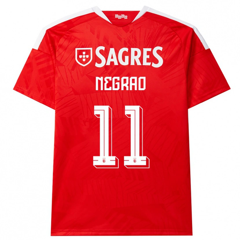 Danxen Men Maria Negrao #11 Red White Yellow Home Jersey 2026/27 T-Shirt