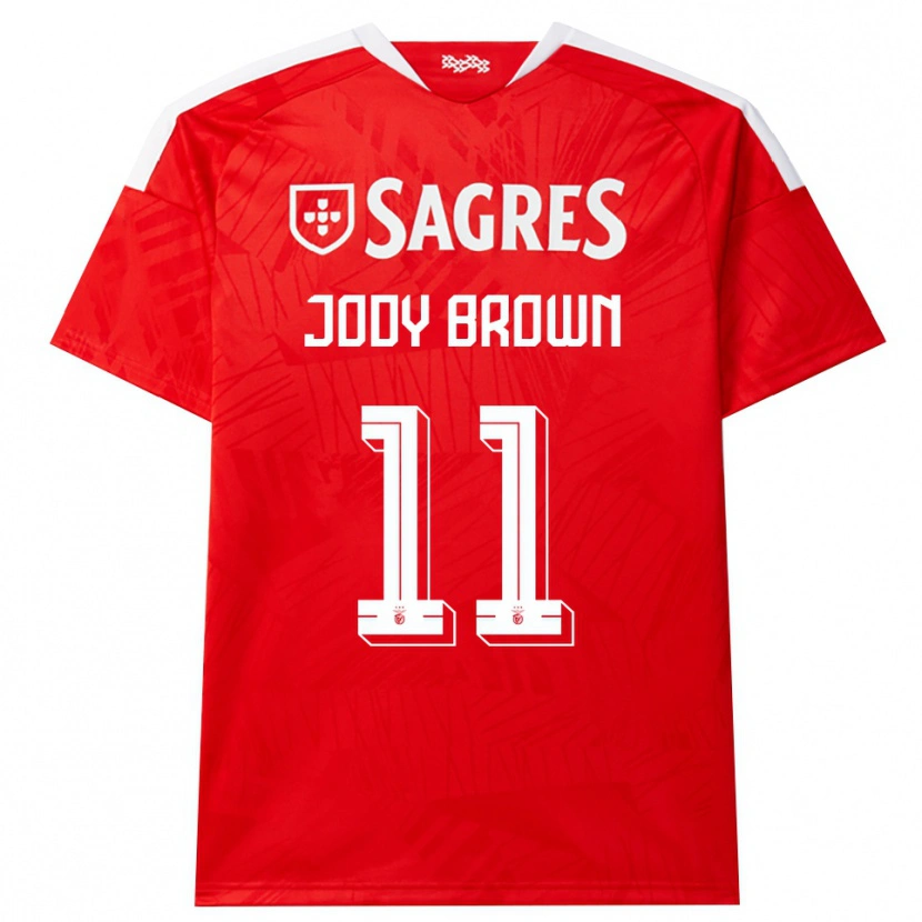 Danxen Men Jody Brown #11 Red White Yellow Home Jersey 2026/27 T-Shirt