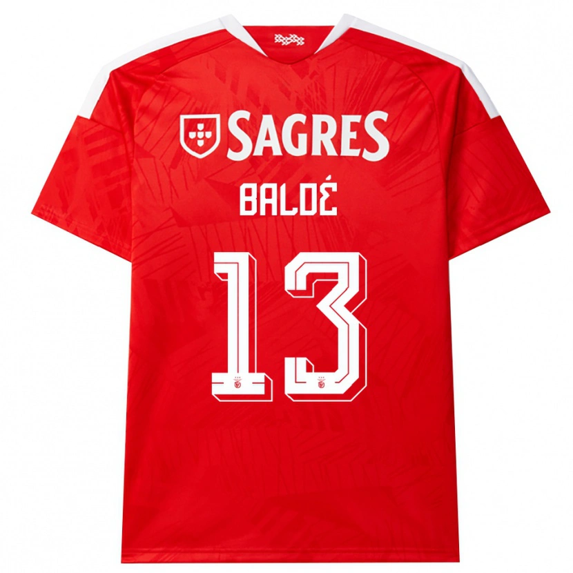 Danxen Men Afonso Baldé #13 Red White Yellow Home Jersey 2026/27 T-Shirt