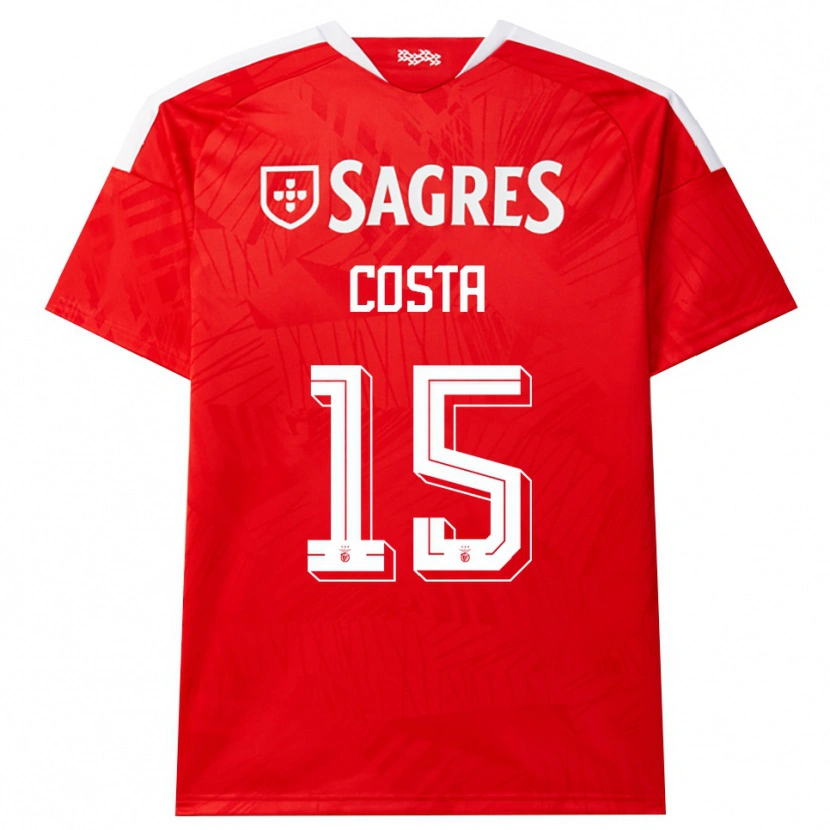 Danxen Men Carole Costa #15 Red White Yellow Home Jersey 2026/27 T-Shirt
