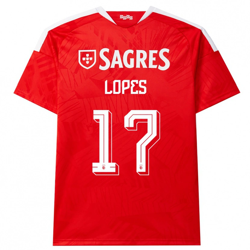 Danxen Men Simão Lopes #17 Red White Yellow Home Jersey 2026/27 T-Shirt