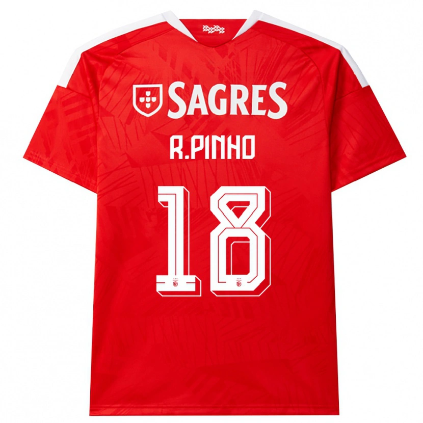 Danxen Men Rodrigo Pinho #18 Red White Yellow Home Jersey 2026/27 T-Shirt