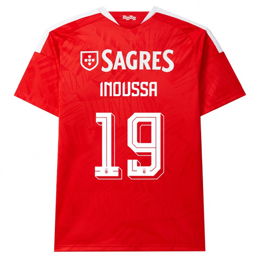 Danxen Men Nazif Inoussa #19 Red White Yellow Home Jersey 2026/27 T-Shirt