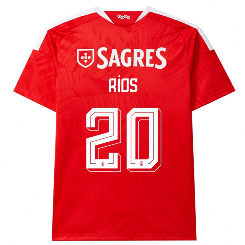 Danxen Men Richard Ríos #20 Red White Yellow Home Jersey 2026/27 T-Shirt