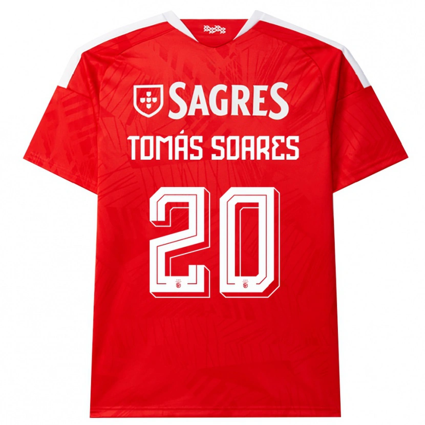 Danxen Men Tomás Soares #20 Red White Yellow Home Jersey 2026/27 T-Shirt