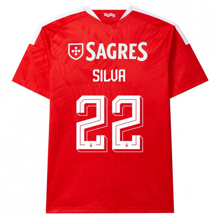 Danxen Men Amelia Silva #22 Red White Yellow Home Jersey 2026/27 T-Shirt