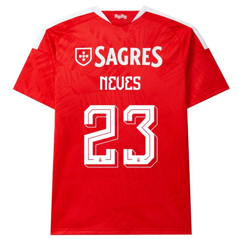 Danxen Men Tiago Neves #23 Red White Yellow Home Jersey 2026/27 T-Shirt
