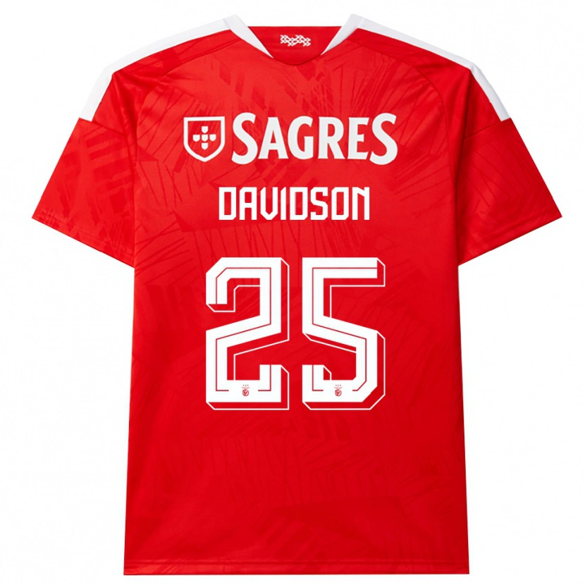 Danxen Men Chandra Davidson #25 Red White Yellow Home Jersey 2026/27 T-Shirt