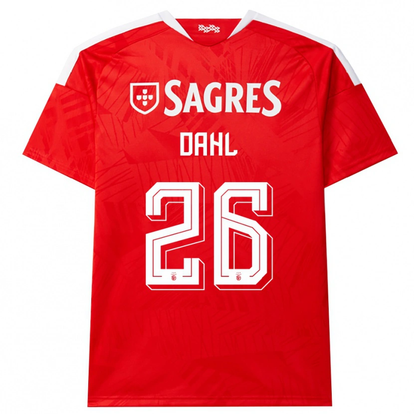 Danxen Men Samuel Dahl #26 Red White Yellow Home Jersey 2026/27 T-Shirt