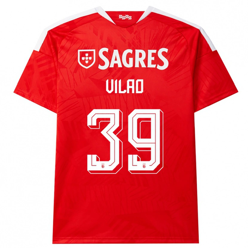Danxen Men Carolina Vilao #39 Red White Yellow Home Jersey 2026/27 T-Shirt