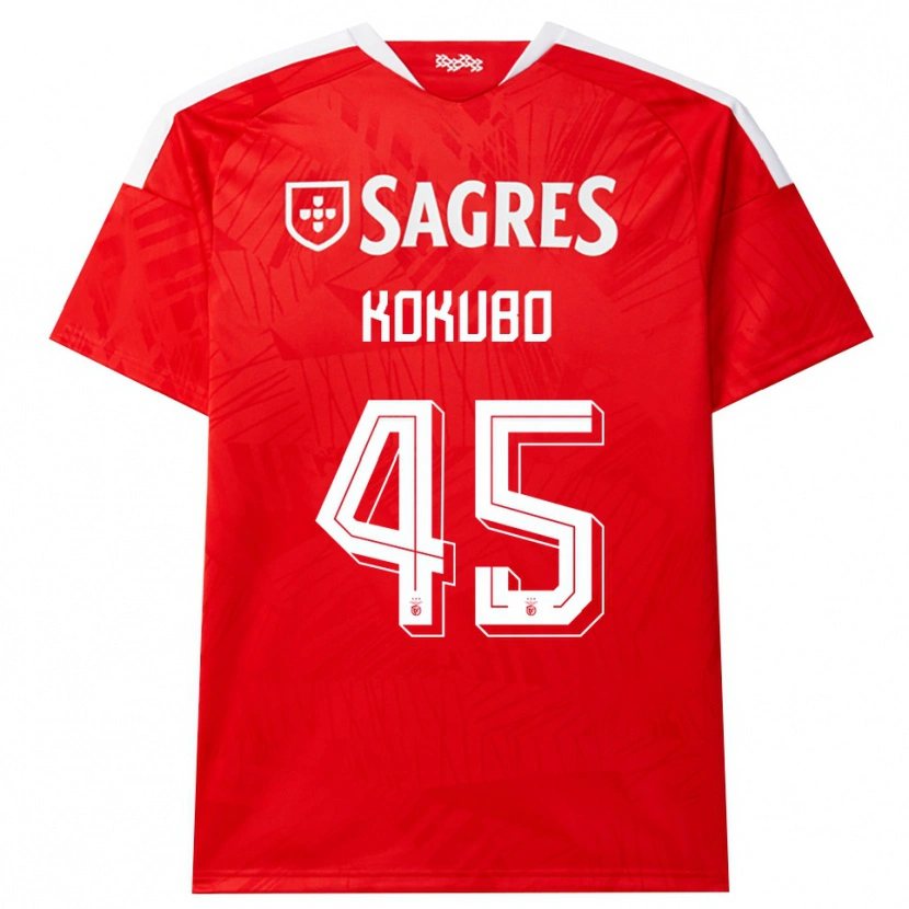 Danxen Men Leo Kokubo #45 Red White Yellow Home Jersey 2026/27 T-Shirt