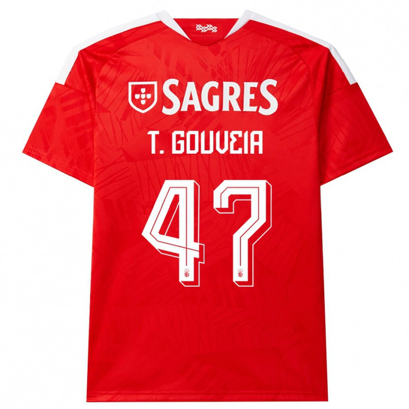 Danxen Men Tiago Gouveia #47 Red White Yellow Home Jersey 2026/27 T-Shirt