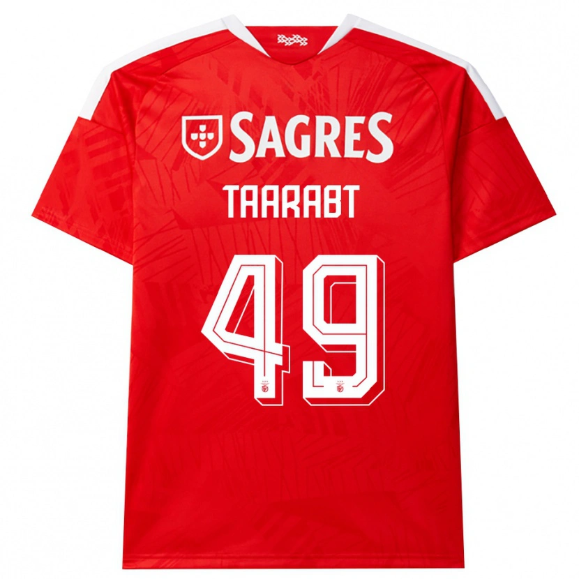 Danxen Men Adel Taarabt #49 Red White Yellow Home Jersey 2026/27 T-Shirt
