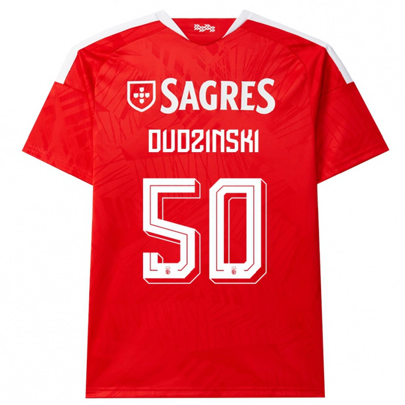 Danxen Men Marcel Dudzinski #50 Red White Yellow Home Jersey 2026/27 T-Shirt