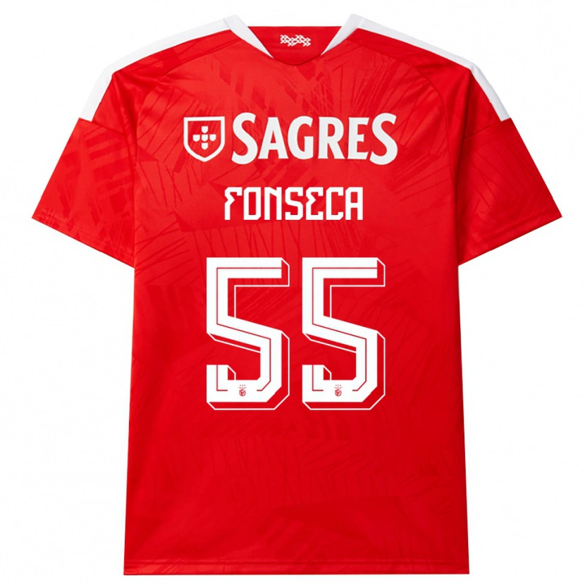 Danxen Men João Fonseca #55 Red White Yellow Home Jersey 2026/27 T-Shirt