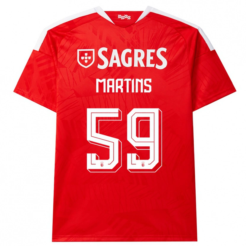 Danxen Men Leandro Martins #59 Red White Yellow Home Jersey 2026/27 T-Shirt