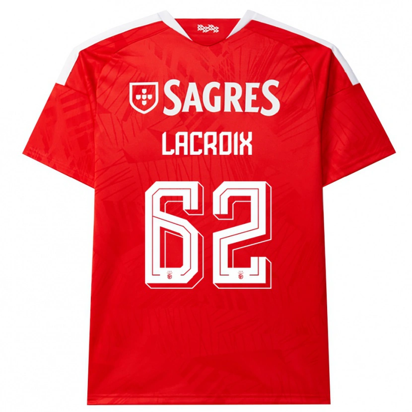 Danxen Men Lenny Lacroix #62 Red White Yellow Home Jersey 2026/27 T-Shirt