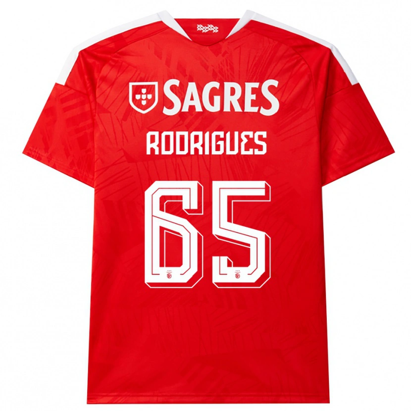 Danxen Men Rafael Rodrigues #65 Red White Yellow Home Jersey 2026/27 T-Shirt