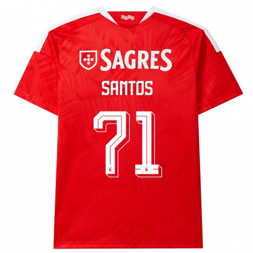 Danxen Men Leandro Santos #71 Red White Yellow Home Jersey 2026/27 T-Shirt