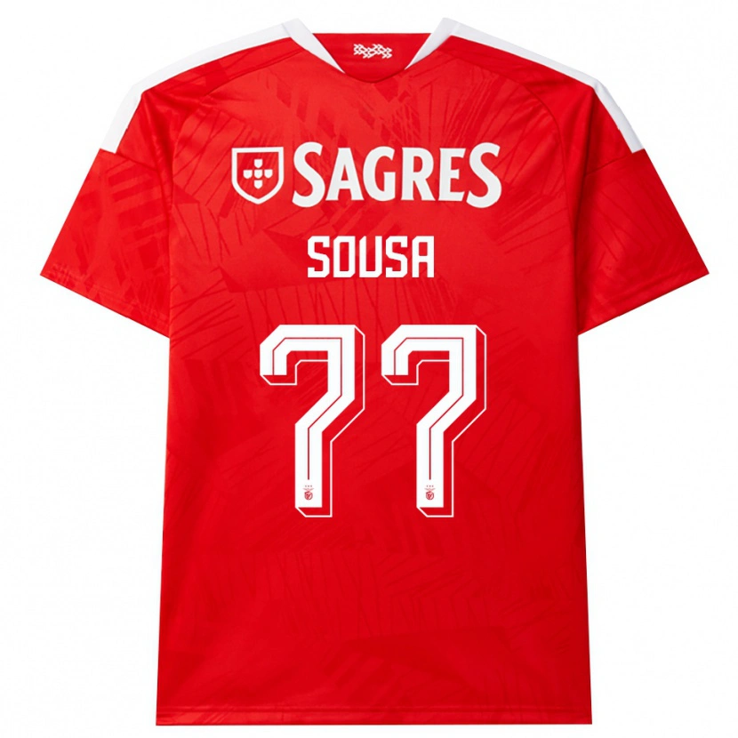 Danxen Men Gerson Sousa #77 Red White Yellow Home Jersey 2026/27 T-Shirt