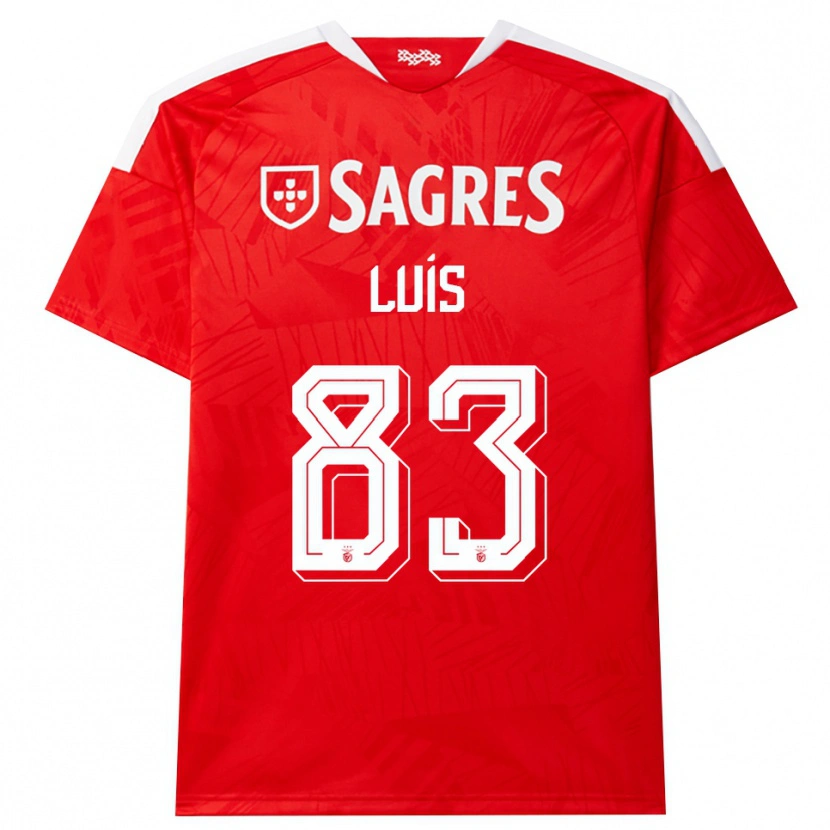 Danxen Men Rafael Luís #83 Red White Yellow Home Jersey 2026/27 T-Shirt