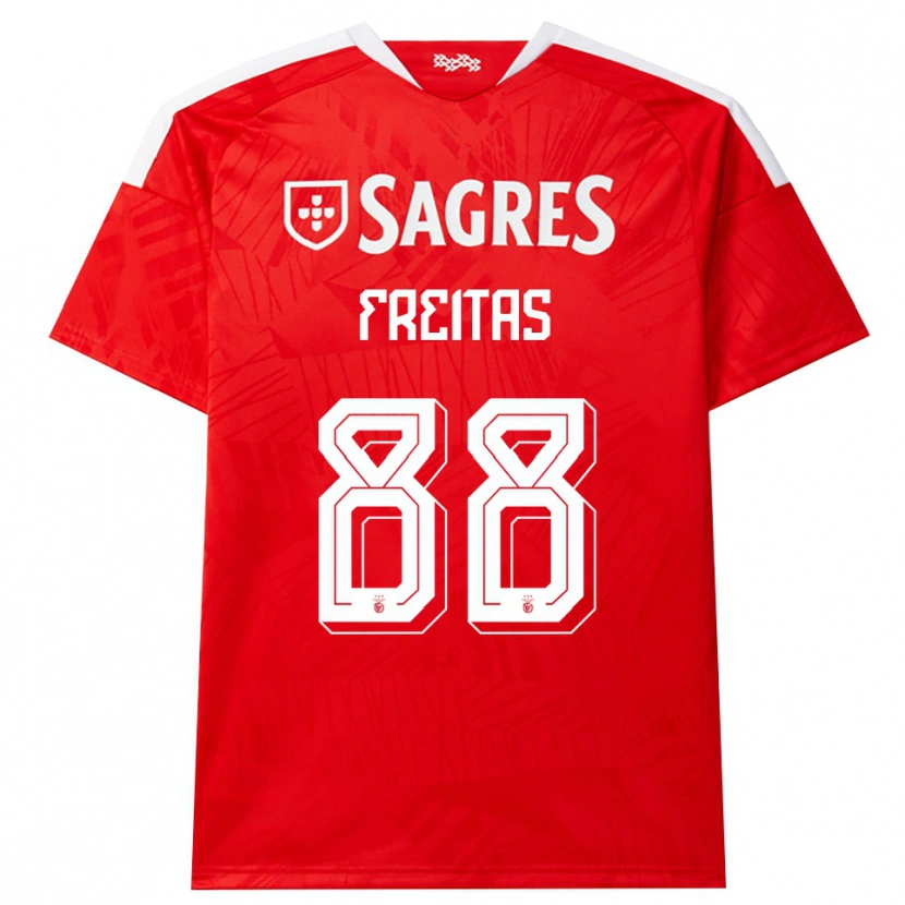 Danxen Men Tiago Freitas #88 Red White Yellow Home Jersey 2026/27 T-Shirt